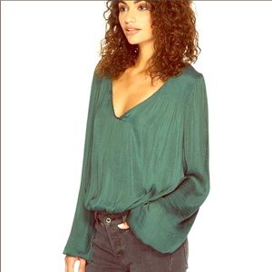 Free People Emerald Smockin & Rockin Bodysuit